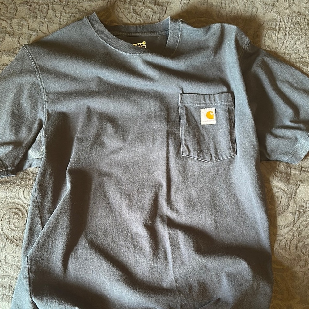 Carhartt Men's Gray Pocket T-Shirt